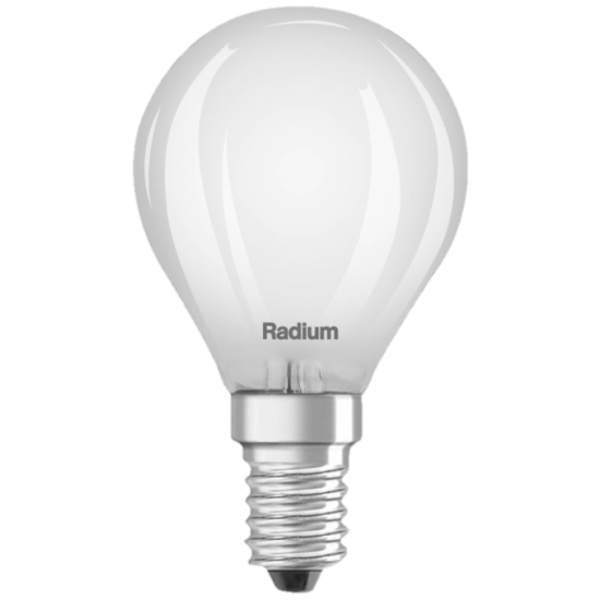 Λάμπα led "frosted" Σφαιρική E14 4,2w 4000k 470lm