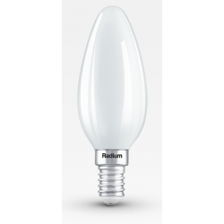 Λάμπα led "frosted" κερί E14 4,2w 2700k 470lm