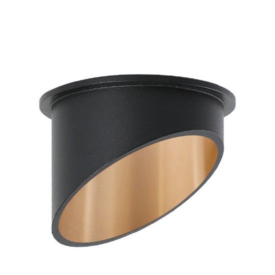 Σποτ ALFA Στρογγυλό Μαύρο Χρυσό GU10