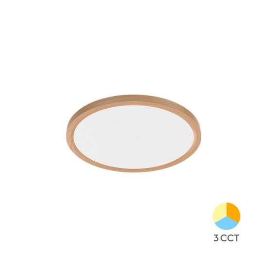 Πλαφονιέρα "Jade" slim 26W CCT Ø30