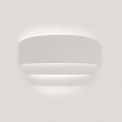 InLight Επιτοίχιο φωτιστικό λευκό από γύψο 1XE14 D:29cm (43388)