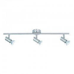 InLight Επιτοίχιο σποτ από μέταλλο σε νίκελ ματ απόχρωση 3XGU10 D:60cm (9076-3Φ-Νίκελ Ματ)