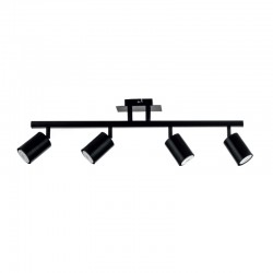 InLight Επιτοίχιο σποτ από μέταλλο σε μαύρη απόχρωση 4XGU10 D:70cm (9081-4)