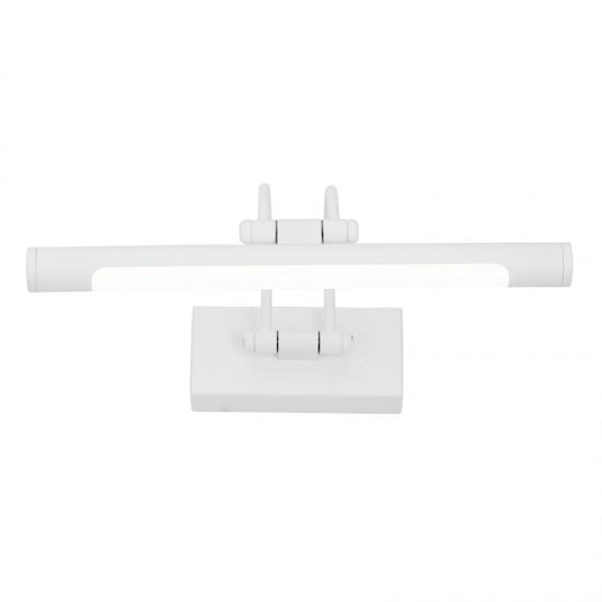 InLight Επιτοίχιο φωτιστικό LED 12W 3000K από λευκό μέταλλο και ακρυλικό D:60cm (1044-Α-Λευκό)