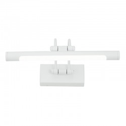 InLight Επιτοίχιο φωτιστικό LED 4W 3000K από λευκό μέταλλο και ακρυλικό D:30cm (1044-Γ-Λευκό)