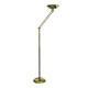 InLight Επιδαπέδιο φωτιστικό από χρυσό ματ μέταλλο 1XR75 D:187cm (45017-Χρυσοχωρίου-Χρυσό Ματ)