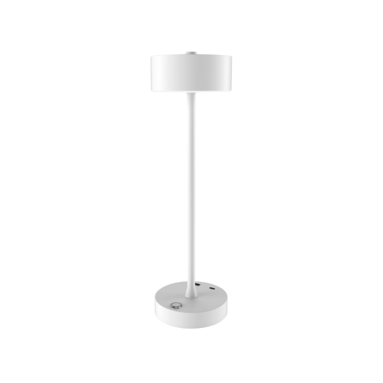 it-Lighting Crater Rechargeable LED 2W 3CCT Touch Table Lamp White D:38cmx11cm (80100120) it-Lighting Crater Rechargeable LED 2W 3CCT Touch Table Lamp White D:38cmx11cm (80100120)