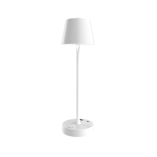 it-Lighting Tahoe Rechargeable LED 2W 3CCT Touch Table Lamp White D:38cmx11cm (80100220) it-Lighting Tahoe Rechargeable LED 2W 3CCT Touch Table Lamp White D:38cmx11cm (80100220)