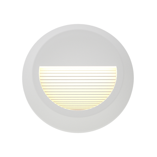 it-Lighting Maroon LED 2W 3CCT Outdoor Wall Lamp White D:15cmx2.7cm (80201620)