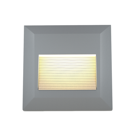 it-Lighting Salmon LED 2W 3CCT Outdoor Wall Lamp Grey D:12.4cmx12.4cm (80201830)