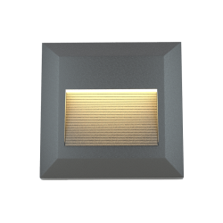 it-Lighting Salmon LED 2W 3CCT Outdoor Wall Lamp Anthracite CCT D:12.4cmx12.4cm (80201840)