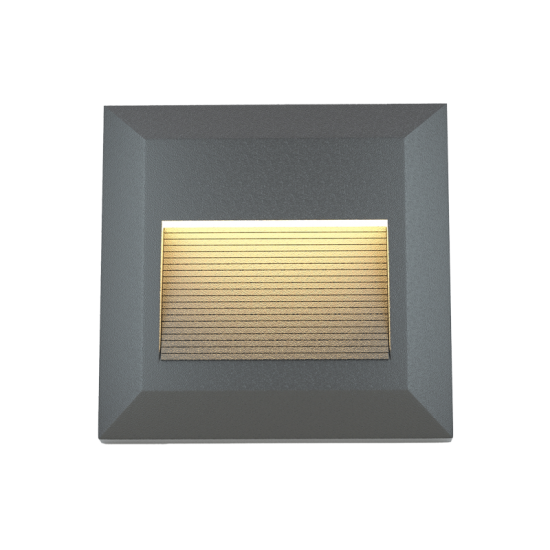 it-Lighting Salmon LED 2W 3CCT Outdoor Wall Lamp Anthracite CCT D:12.4cmx12.4cm (80201840)