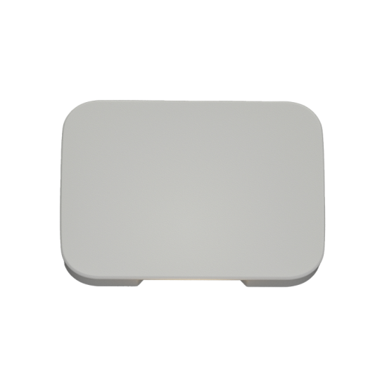 it-Lighting Silver LED 1W 3000K Outdoor Wall Lamp White D:5cmx7cm (80202420)