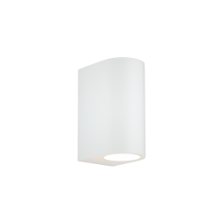 it-Lighting Michigan 2xGU10 Outdoor Up-Down Wall Lamp White D:14.7cmx9cm (80200124)
