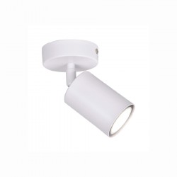 InLight Επιτοίχιο σποτ από μέταλλο σε λευκή απόχρωση 1XGU10 D:10cm (9086-1)