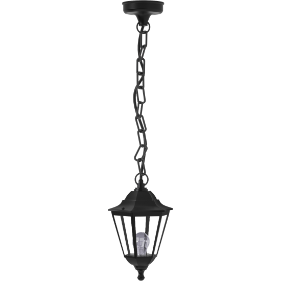 it-Lighting Redfish 1xE27 Outdoor Pendant Light Black D:137cmx21.5cm (80300114)