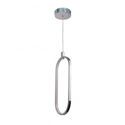 InLight Κρεμαστό φωτιστικό LED 14W 3000K σε χρώμιο απόχρωση D:17cm (6059-CH)