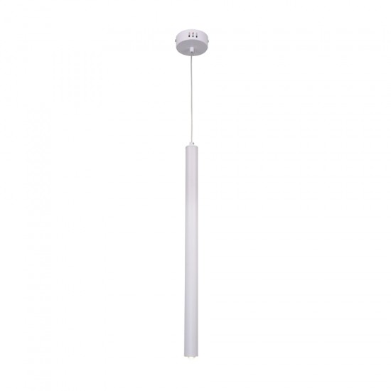 InLight Κρεμαστό φωτιστικό LED 5W 3000K σε λευκή απόχρωση D:50cm (4018-WH)