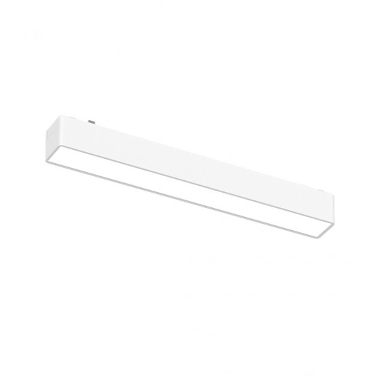 InLight Φωτιστικό LED 10W 3000K για Ultra-Thin μαγνητική ράγα σε λευκή απόχρωση D:23cmX2,4cm (T03001-WH)