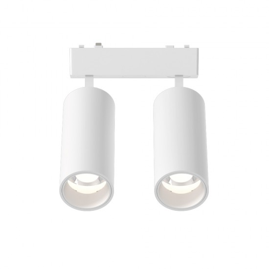 InLight Φωτιστικό LED 2x9W 3CCT για Ultra-Thin μαγνητική ράγα σε λευκή απόχρωση D:16cmX4,4cm (T05205-WH)