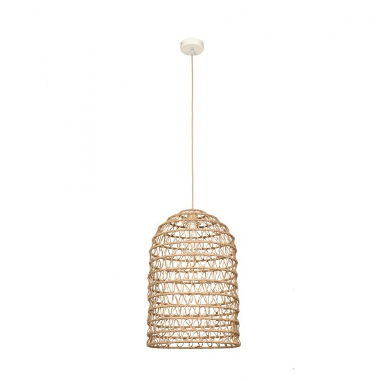 InLight Κρεμαστό Φωτιστικό από σχοινί 1xE27 D:35cm (4048-B)