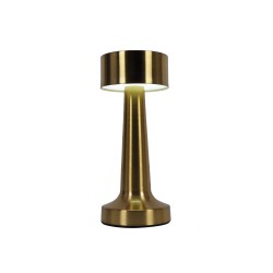 InLight Επιτραπέζιο επαναφορτιζόμενο φωτιστικό 3CCT σε χρυσή απόχρωση (3033-Golden)