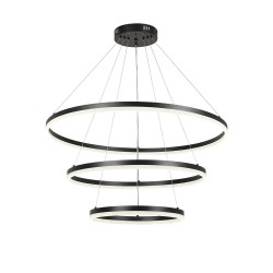 InLight Κρεμαστό φωτιστικό LED 100W 3CCT (by switch on base) 6095-A-Black