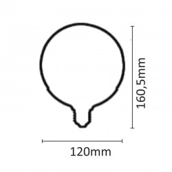 InLight E27 LED G120 18,5watt 4000K Φυσικό Λευκό (7.27.18.14.2)