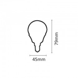 InLight E14 LED G45 5,5watt 3000K  Θερμό Λευκό (7.14.05.14.1)