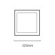 InLight LED Slim Panel 20watt Τετράγωνο 3000Κ Θερμό Λευκό D:22,5cm (2.20.01.1) InLight LED Slim Panel 20watt Τετράγωνο 3000Κ Θερμό Λευκό D:22,5cm (2.20.01.1)