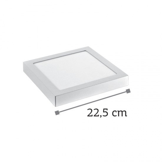 InLight LED Mounted Panel 20watt Τετράγωνο 4000Κ Φυσικό Λευκό D:22,5cm (2.20.03.2) InLight LED Mounted Panel 20watt Τετράγωνο 4000Κ Φυσικό Λευκό D:22,5cm (2.20.03.2)