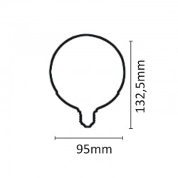 InLight E27 LED G95 13watt 6500K Ψυχρό Λευκό (7.27.15.14.3)