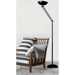 InLight Επιδαπέδιο φωτιστικό από χρυσό ματ μέταλλο 1XR75 D:187cm (45017-Χρυσοχωρίου-Χρυσό Ματ)