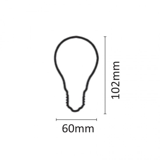 InLight E27 LED Filament A60 10watt (7.27.10.22.1)