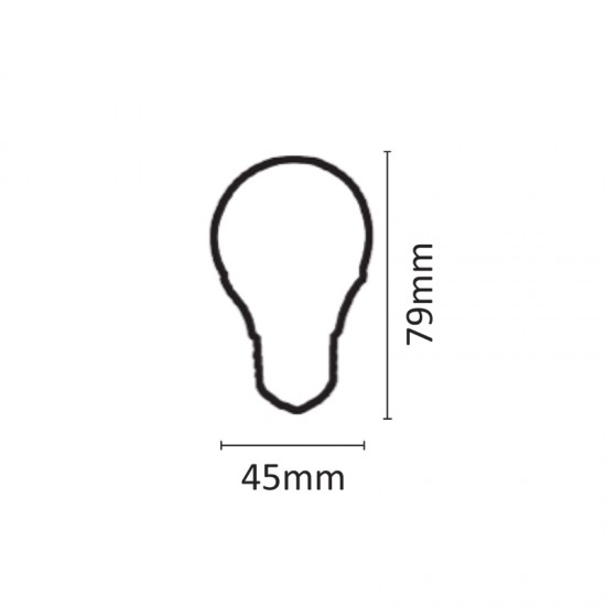 InLight E27 LED G45 8watt 4000Κ Φυσικό Λευκό (7.27.08.12.2)