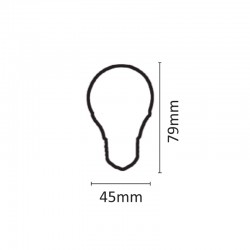 InLight E27 LED G45 8watt 6500K Ψυχρό Λευκό (7.27.08.12.3)