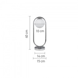 InLight Επιτραπέζιο φωτιστικό σε χρυσαφί χρώμα και λευκή οπαλίνα 1XG9 D:40cm (3017-GL)