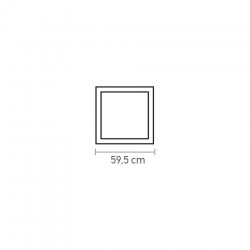 InLight LED Panel 48watt Backlight Τετράγωνο 4000Κ Φυσικό Λευκό D:59,5cm (2.48.02.2)