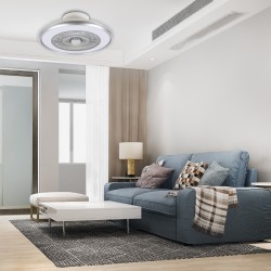 it-Lighting Donner 36W 3CCT LED Fan Light in Silver Color (101000150)