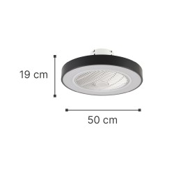 it-Lighting Chilko 36W 3CCT LED Fan Light in Black Color (101000320)