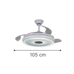 it-Lighting Huron 36W 3CCT LED Fan Light in White Color (102000110)