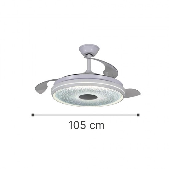 it-Lighting Huron 36W 3CCT LED Fan Light in White Color (102000110)