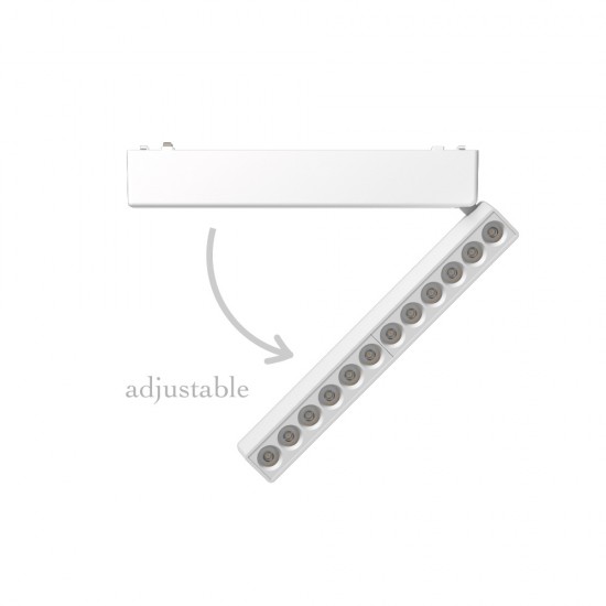 InLight Φωτιστικό LED 12W 3CCT για Ultra-Thin μαγνητική ράγα σε λευκή απόχρωση (by tuya and zigbee) D:23cmX8cm (T04805-WH) InLight Φωτιστικό LED 12W 3CCT για Ultra-Thin μαγνητική ράγα σε λευκή απόχρωση (by tuya and zigbee) D:23cmX8cm (T04805-WH)