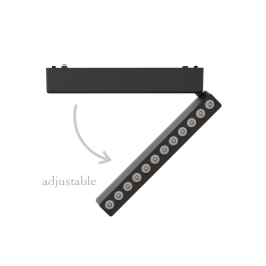 InLight Φωτιστικό LED 12W 3CCT για Ultra-Thin μαγνητική ράγα σε μαύρη απόχρωση (by tuya and zigbee) D:23cmX8cm (T04805-BL) InLight Φωτιστικό LED 12W 3CCT για Ultra-Thin μαγνητική ράγα σε μαύρη απόχρωση (by tuya and zigbee) D:23cmX8cm (T04805-BL)