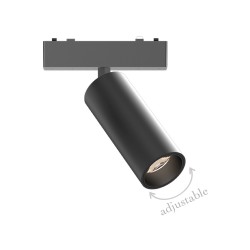 InLight Φωτιστικό LED 9W 3CCT για Ultra-Thin μαγνητική ράγα σε μαύρη απόχρωση (by tuya and zigbee) D:16cmX4,5cm (T05105-BL)
