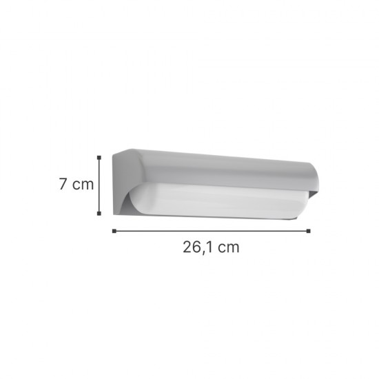 it-Lighting Erie LED 10W 3000K Outdoor Wall Lamp White D:26,1cmx7cm (80203020) it-Lighting Erie LED 10W 3000K Outdoor Wall Lamp White D:26,1cmx7cm (80203020)