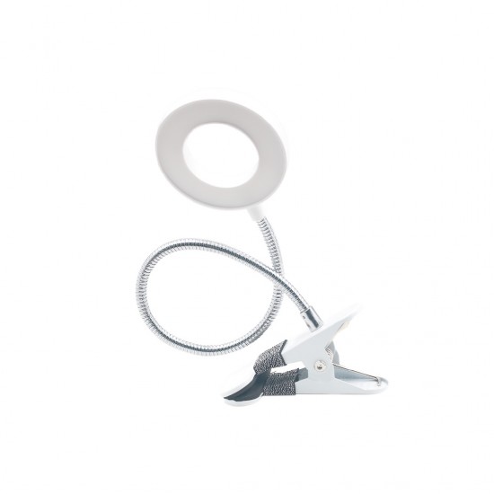 InLight Φωτιστικό LED 7W 3CCT (by switch) με κλίπ σε λευκό χρώμα D:38cm (3044-WH) InLight Φωτιστικό LED 7W 3CCT (by switch) με κλίπ σε λευκό χρώμα D:38cm (3044-WH)