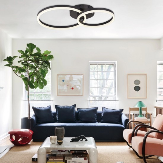 InLight Φωτιστικό  οροφής LED 45W 3CCT (by switch on base) 6094-B-Golden