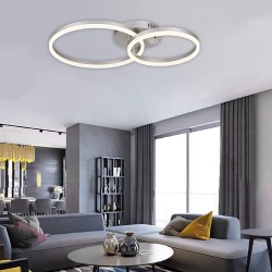 InLight Φωτιστικό  οροφής LED 45W 3CCT (by switch on base) 6094-B-Silver