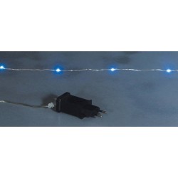 200Led Λαμπάκια Copper Ψυχρού Φωτισμού Με Μετασχηματιστή ,20 Μέτρα